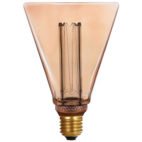 VIS VERSA AMPOULE LED AMBRE TRIANGLE E27 D31,5MM 4W 200LM 1800K